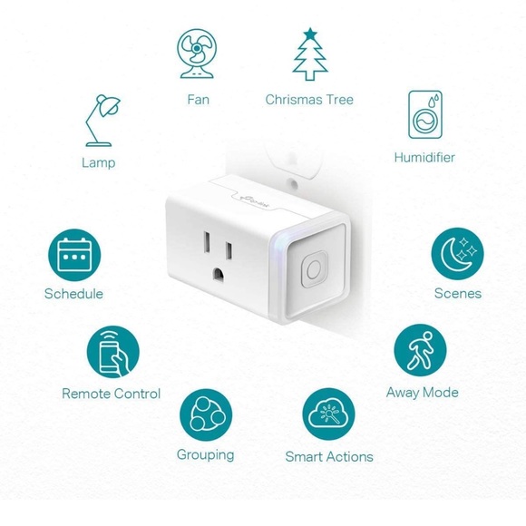 Kasa Smart Home WiFi Alexa White 3 Count Wall Plug - Picture 3 of 6